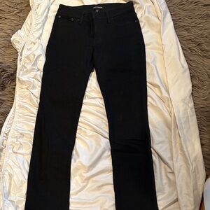 Lucky brand mid rise Black Straight-Leg Jeans